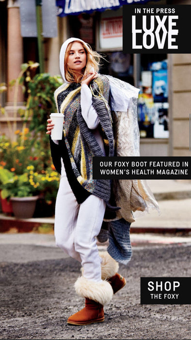 Women's Health Features Our Foxy Short Shearling Boot