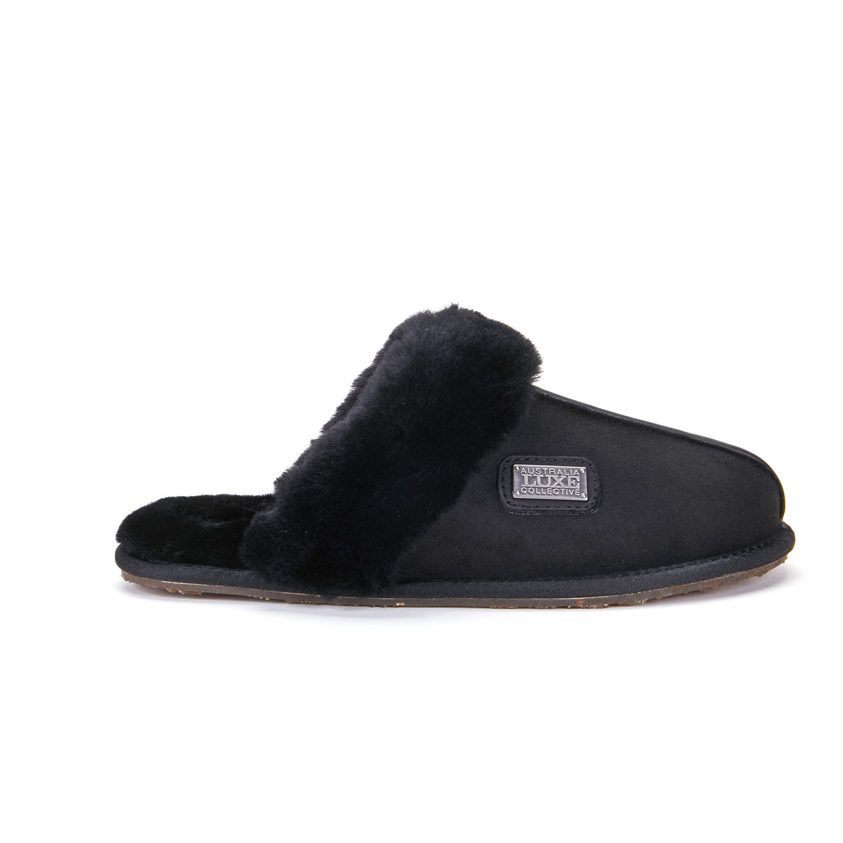 New Australia Luxe Collective Men’s Slip On Shearling Lined Moc Slippers Size 10 Mens moccasin loungewear loafer Hamilton, lined in grade A  main image 3
