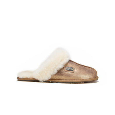 CLOSED MULE ANTIQUE GOLD - Australia Luxe Collective