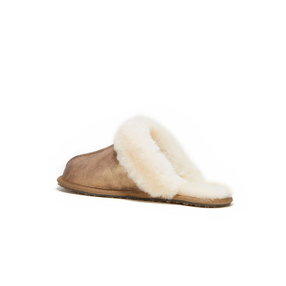 CLOSED MULE ANTIQUE GOLD - Australia Luxe Collective