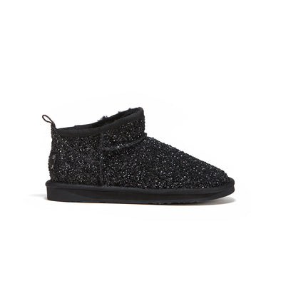 COSY ULTRA SHORT GLITTER BLACK - Australia Luxe Collective
