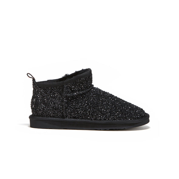 COSY ULTRA SHORT GLITTER BLACK - Australia Luxe Collective