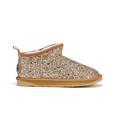 COSY ULTRA SHORT GLITTER GOLD - Australia Luxe Collective