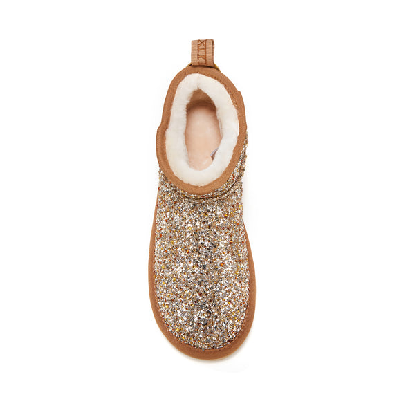 COSY ULTRA SHORT GLITTER GOLD - Australia Luxe Collective