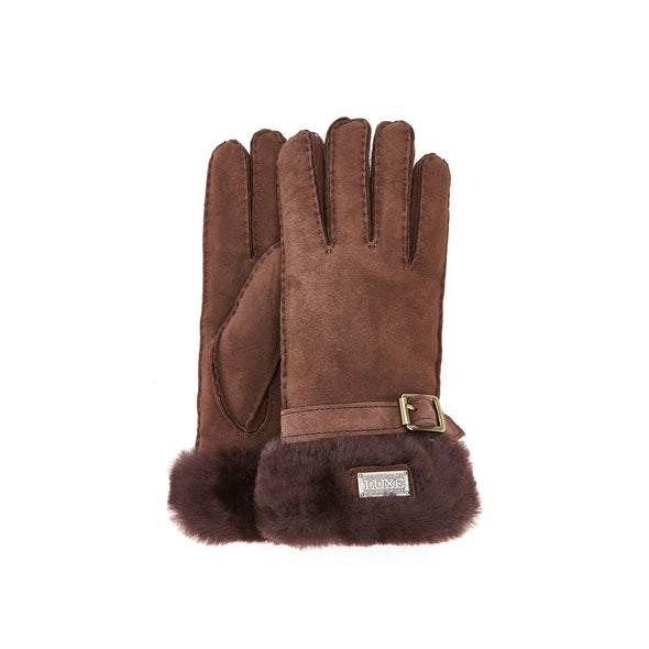 CUFF GLOVES SUEDE BEVA