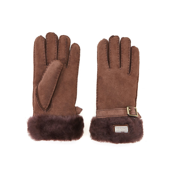 CUFF GLOVES SUEDE BEVA