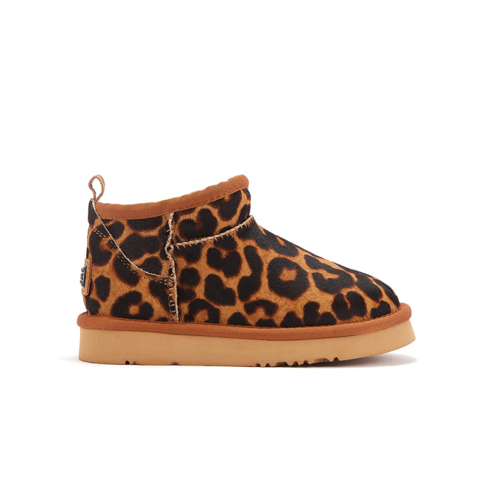 australia luxe KIDS COSY ULTRA SHORT LEOPARD