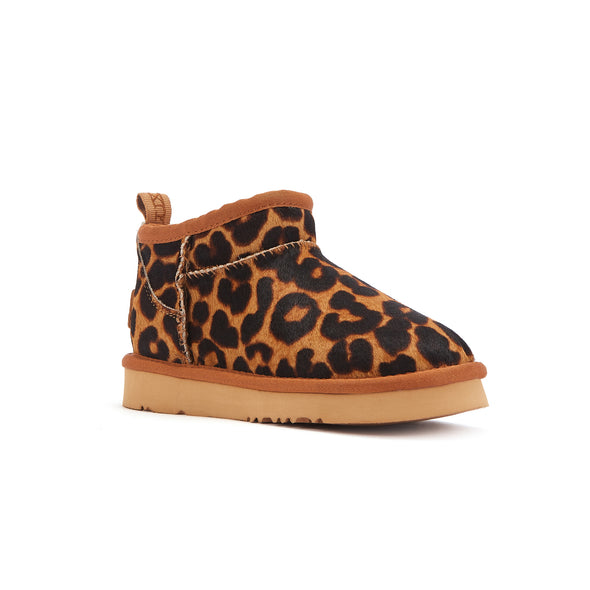 KIDS COSY ULTRA SHORT LEOPARD