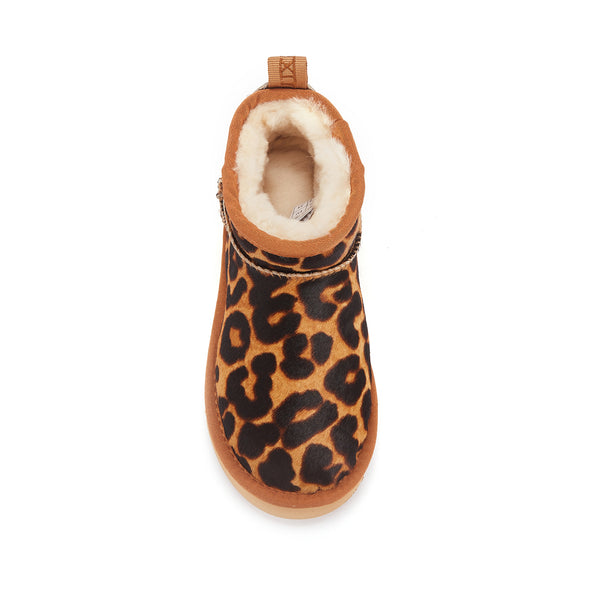 KIDS COSY ULTRA SHORT LEOPARD