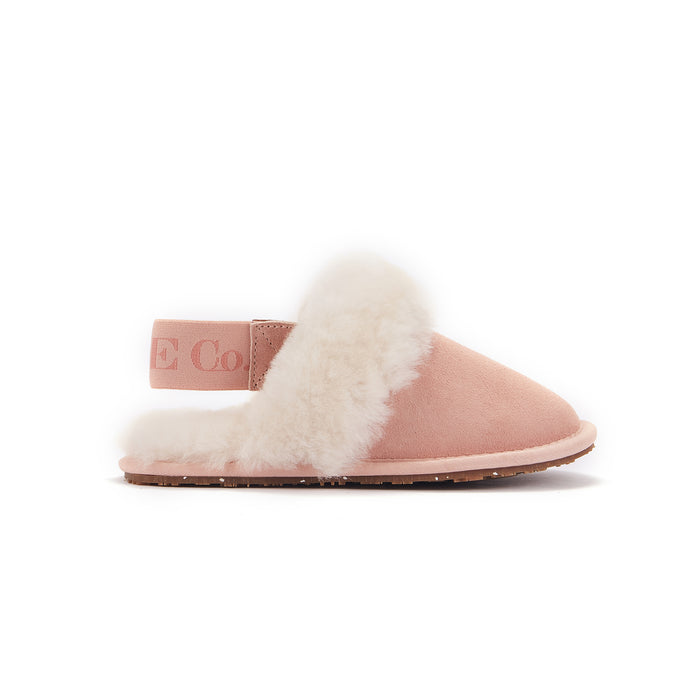 australia luxe KIDS SLINGBACK MULE ROSE (ELASTIC)