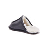 MENS CLOSED MULE LEATHER BLACK - Australia Luxe Collective