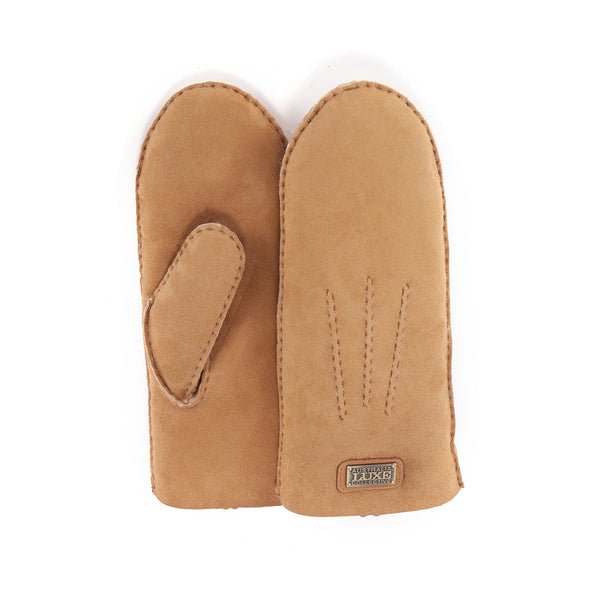 MITTS SUEDE CHESTNUT