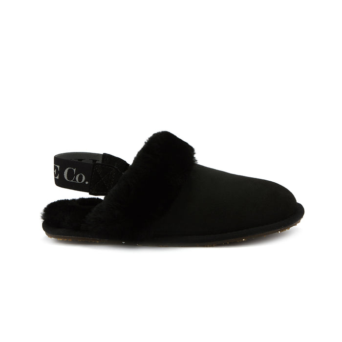 australia luxe MULE SLINGBACK BLACK
