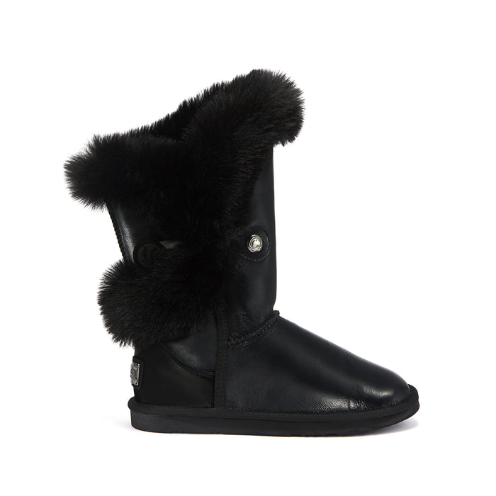 australia luxe NORDIC SHORT SATIN BLACK