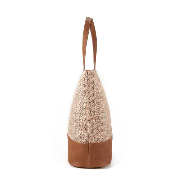 BOWERY TOTE LOGO CHESTNUT - Australia Luxe Collective