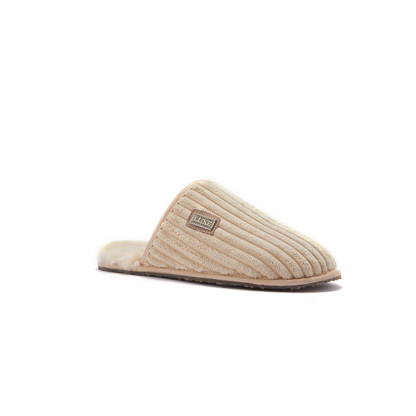 MENS CLOSED MULE CORD SAND - Australia Luxe Collective