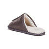 MENS CLOSED MULE LEATHER GRAY - Australia Luxe Collective