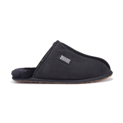 MENS CLOSED MULE BLACK - Australia Luxe Collective