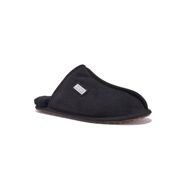 MENS CLOSED MULE BLACK - Australia Luxe Collective